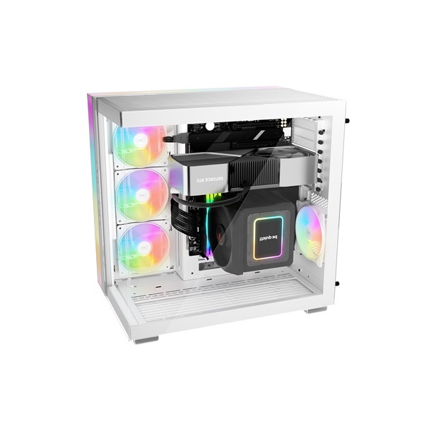 Be Quiet! LIGHT BASE 600 LX fehér (táp nélküli) ablakos ATX ház
