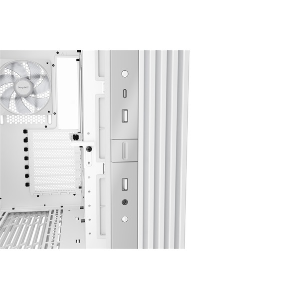 Be Quiet! LIGHT BASE 600 LX fehér (táp nélküli) ablakos ATX ház