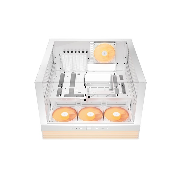 Be Quiet! LIGHT BASE 600 LX fehér (táp nélküli) ablakos ATX ház