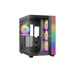 Be Quiet! LIGHT BASE 600 LX fekete (táp nélküli) ablakos ATX ház
