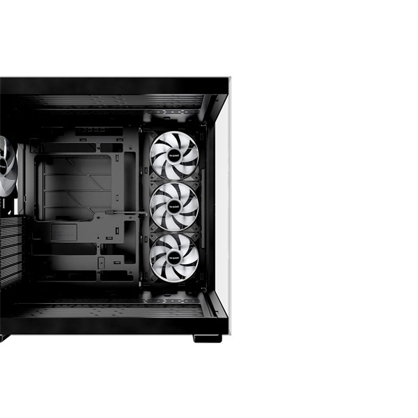 Be Quiet! LIGHT BASE 600 LX fekete (táp nélküli) ablakos ATX ház