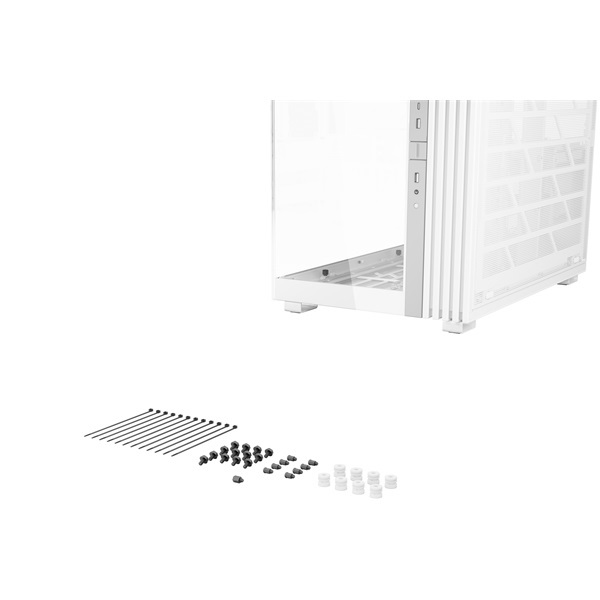 Be Quiet! LIGHT BASE 900 DX fehér (táp nélküli) ablakos ATX ház
