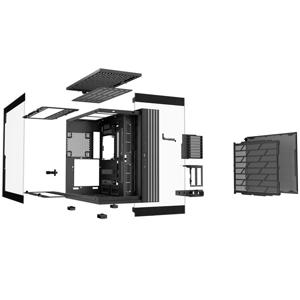 Be Quiet! LIGHT BASE 900 DX fekete (táp nélküli) ablakos ATX ház