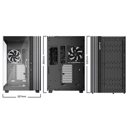 Be Quiet! LIGHT BASE 900 FX fekete (táp nélküli) ablakos ATX ház