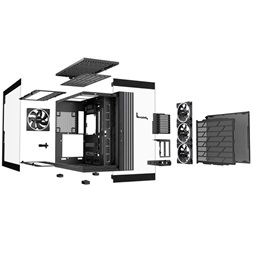 Be Quiet! LIGHT BASE 900 FX fekete (táp nélküli) ablakos ATX ház