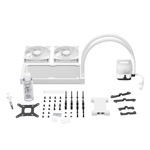 Be Quiet! LIGHT LOOP 2x120mm fehér vízhűtéses processzor hűtő