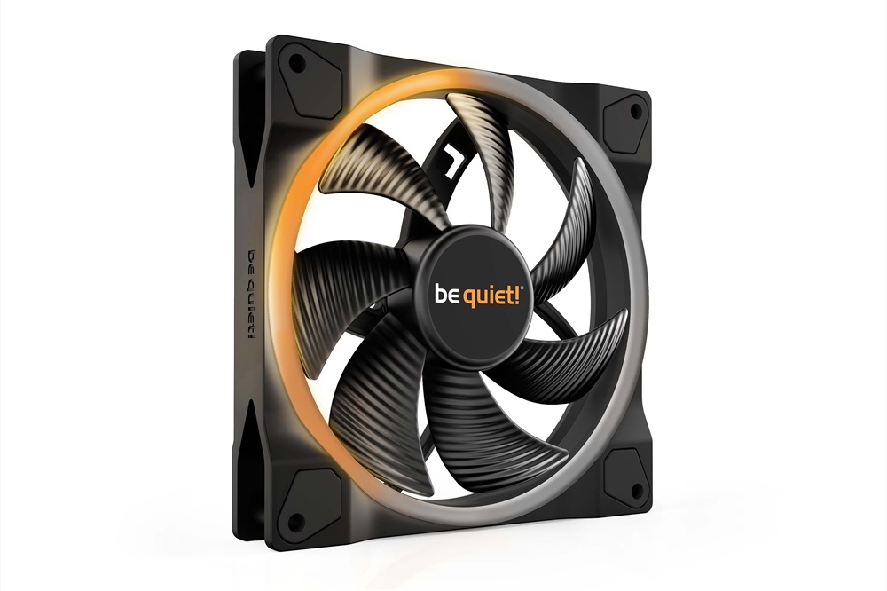 Be Quiet! LIGHT WINGS 140mm PWM ARGB fekete ventilátor