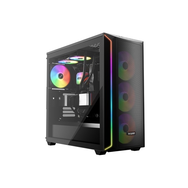 Be Quiet! LIGHT WINGS 140mm PWM RGB fekete ventilátor