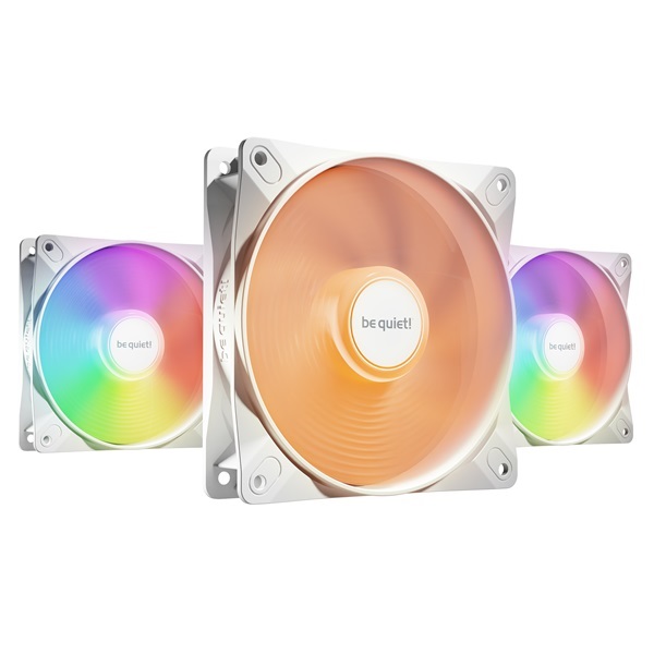 Be Quiet! LIGHT WINGS 3db 120mm PWM RGB fehér ventilátor