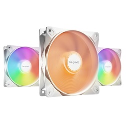 Be Quiet! LIGHT WINGS 3db 120mm PWM RGB fehér ventilátor