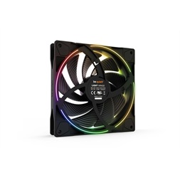 Be Quiet! LIGHT WINGS 3db nagy sebességű 140mm PWM ARGB fekete ventilátor