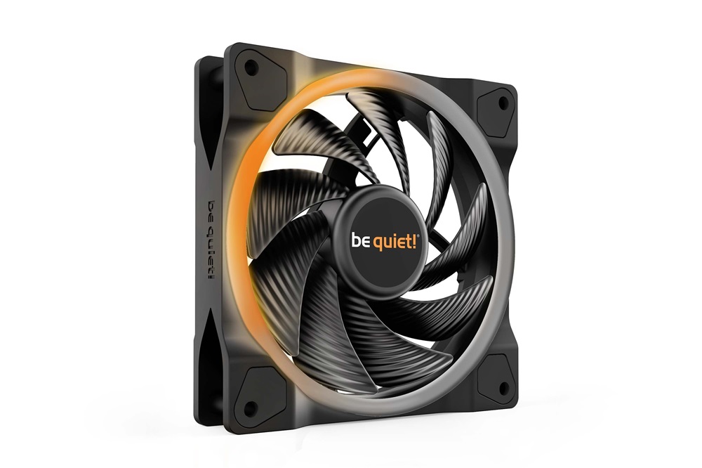 Be Quiet! LIGHT WINGS nagy sebességű 120mm PWM ARGB fekete ventilátor