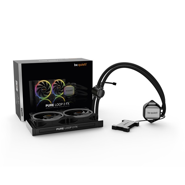 Be Quiet! PURE LOOP 2 FX 240mm 2x120mm ARGB vízhűtéses processzor hűtő