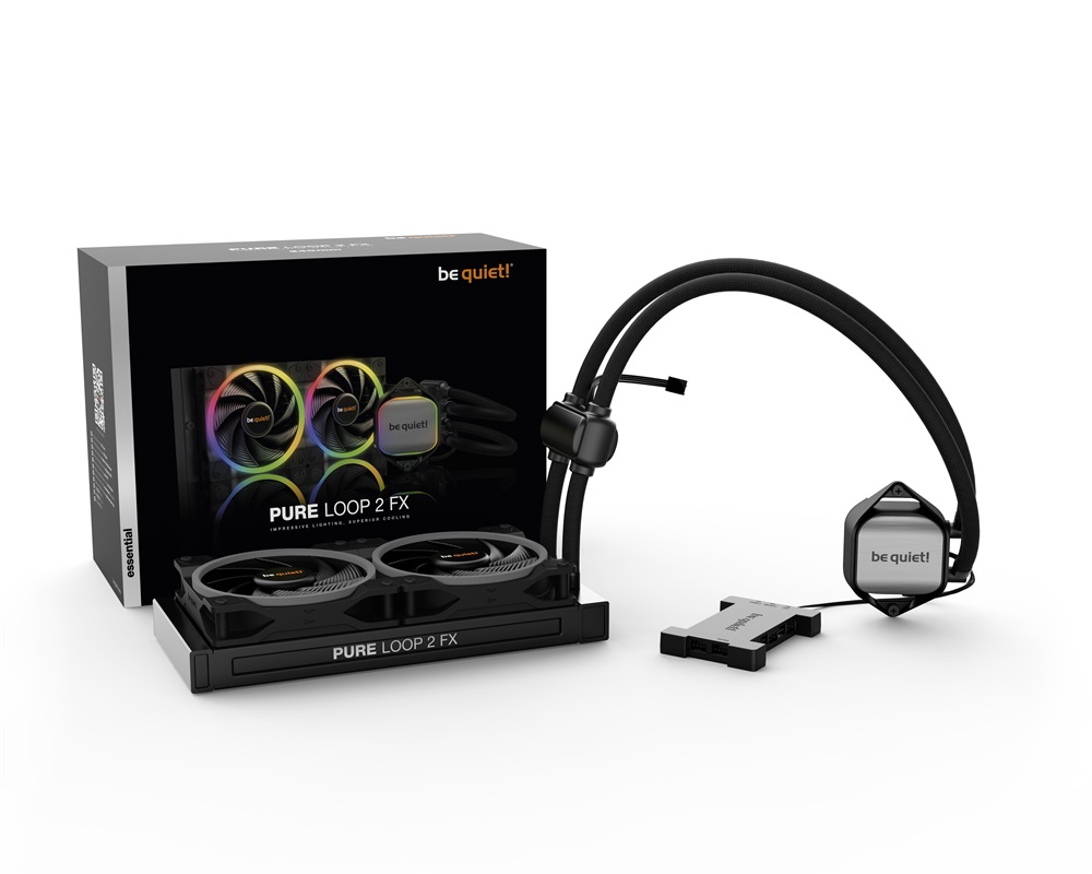 Be Quiet! PURE LOOP 2 FX 240mm 2x120mm ARGB vízhűtéses processzor hűtő