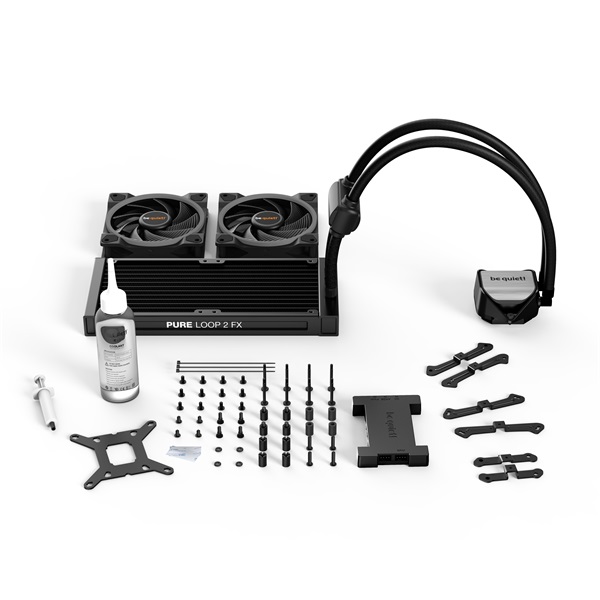 Be Quiet! PURE LOOP 2 FX 240mm 2x120mm ARGB vízhűtéses processzor hűtő