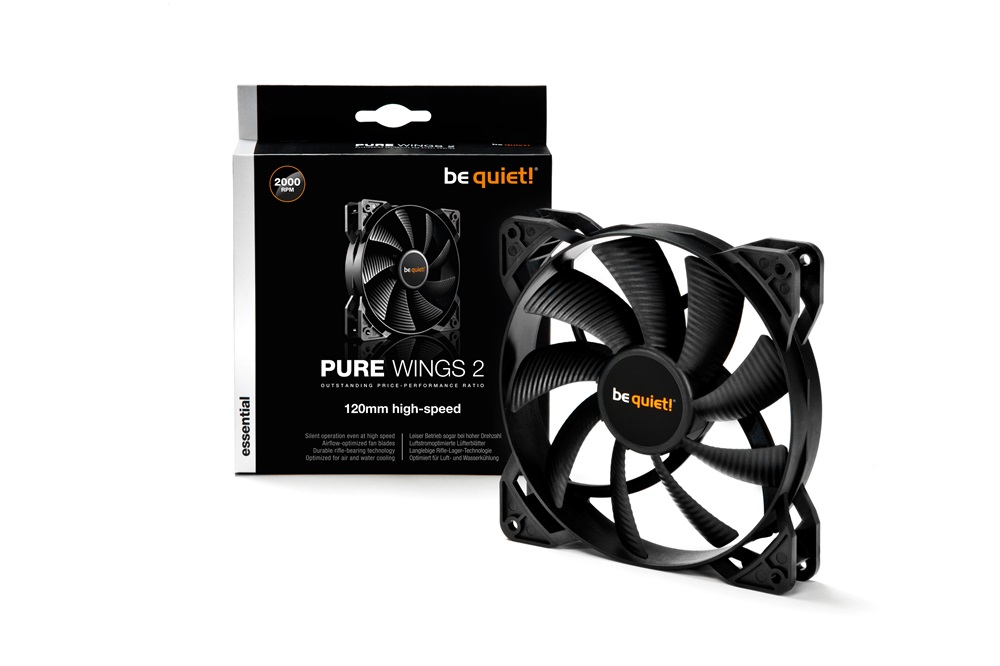 Be Quiet! PURE WINGS 2 120mm fekete ventilátor