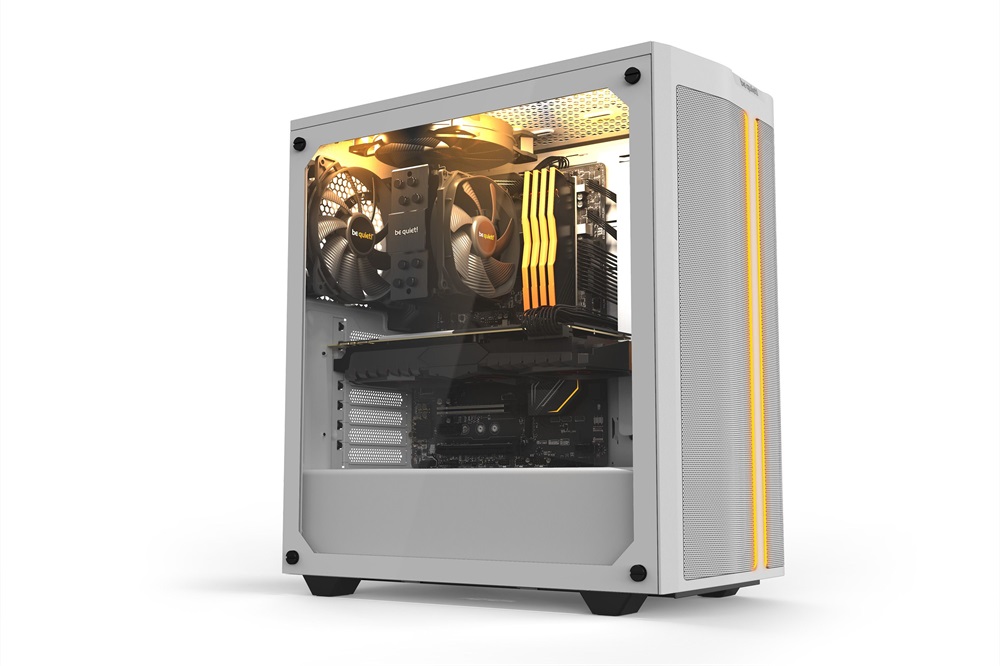 Be Quiet! Pure Base 500DX fehér (táp nélküli) ablakos ATX ház