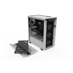 Be Quiet! Pure Base 500DX fehér (táp nélküli) ablakos ATX ház