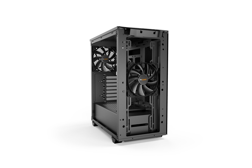 Be Quiet! Pure Base 500 fekete (táp nélküli) ablakos ATX ház