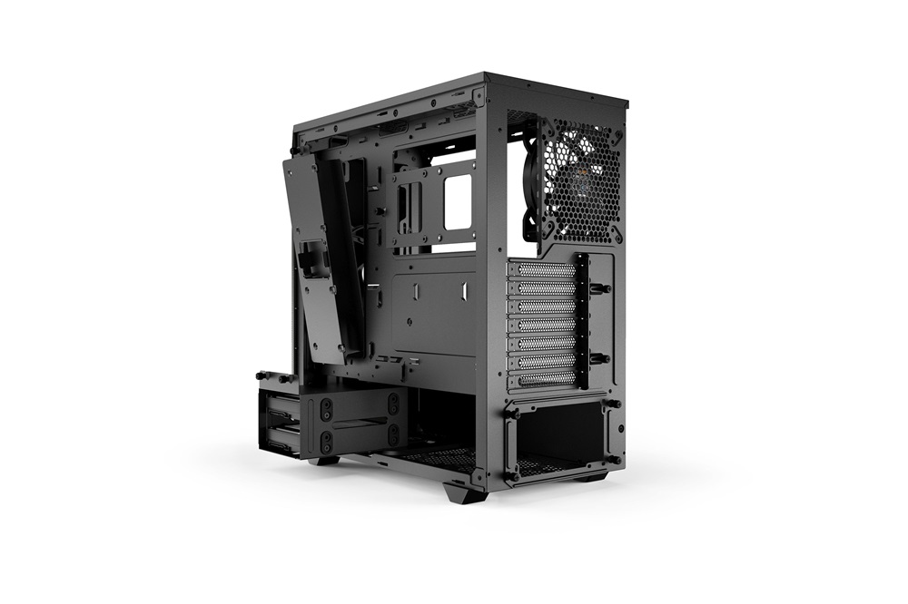 Be Quiet! Pure Base 500 fekete (táp nélküli) ablakos ATX ház
