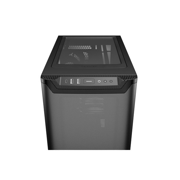 Be Quiet! Pure Base 501 Airflow fekete (táp nélküli) ablakos ATX ház