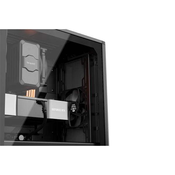 Be Quiet! Pure Base 501 Airflow fekete (táp nélküli) ablakos ATX ház