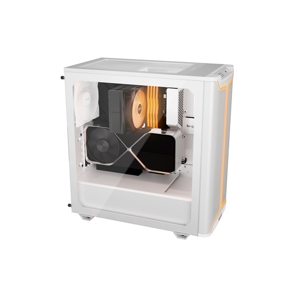 Be Quiet! Pure Base 501 DX fehér (táp nélküli) ablakos ATX ház