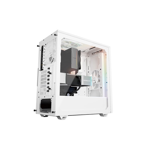 Be Quiet! Pure Base 501 DX fehér (táp nélküli) ablakos ATX ház