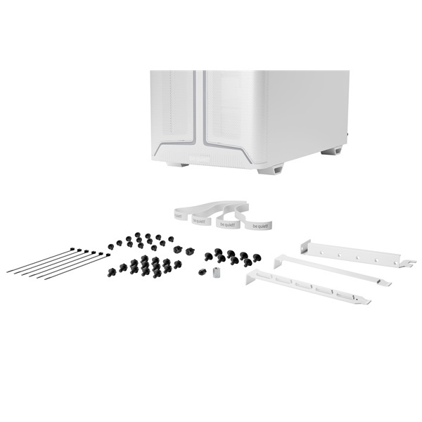 Be Quiet! Pure Base 501 DX fehér (táp nélküli) ablakos ATX ház
