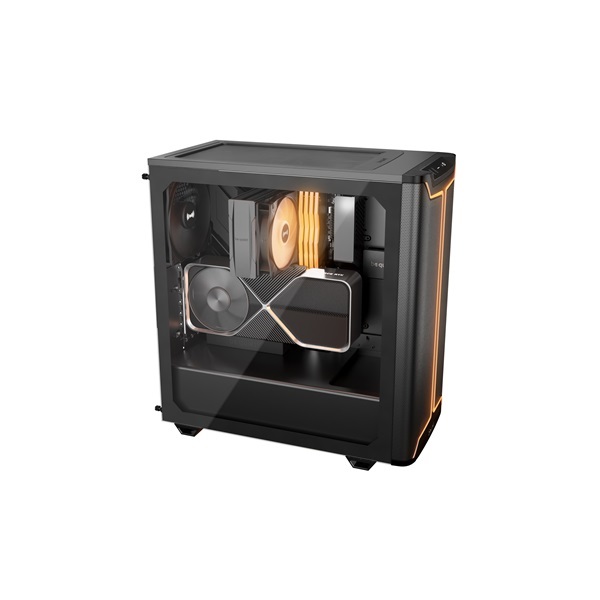 Be Quiet! Pure Base 501 DX fekete (táp nélküli) ablakos ATX ház