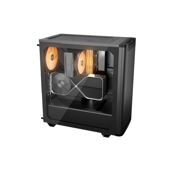 Be Quiet! Pure Base 501 LX fekete (táp nélküli) ablakos ATX ház