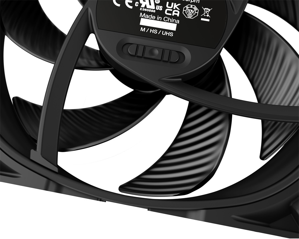 Be Quiet! SILENT WINGS PRO 4 120mm PWM fekete ventilátor