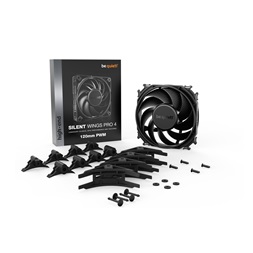Be Quiet! SILENT WINGS PRO 4 120mm PWM fekete ventilátor