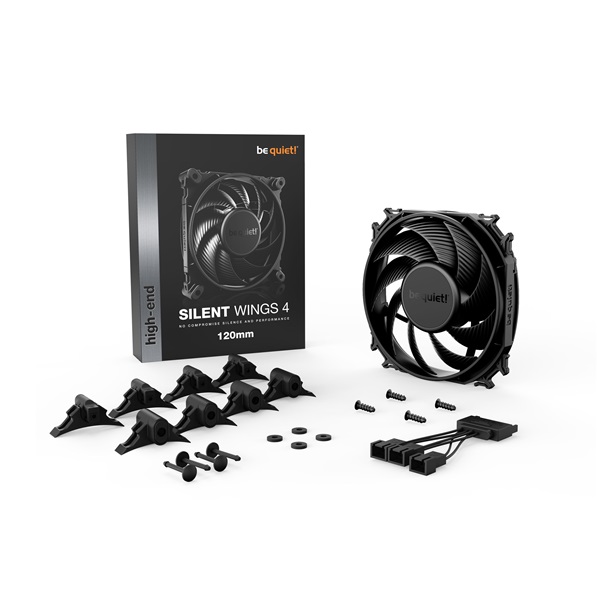 Be Quiet! SILEN WINGS 4 120mm fekete ventilátor