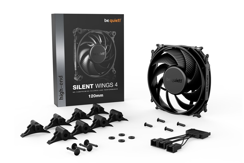 Be Quiet! SILEN WINGS 4 120mm fekete ventilátor