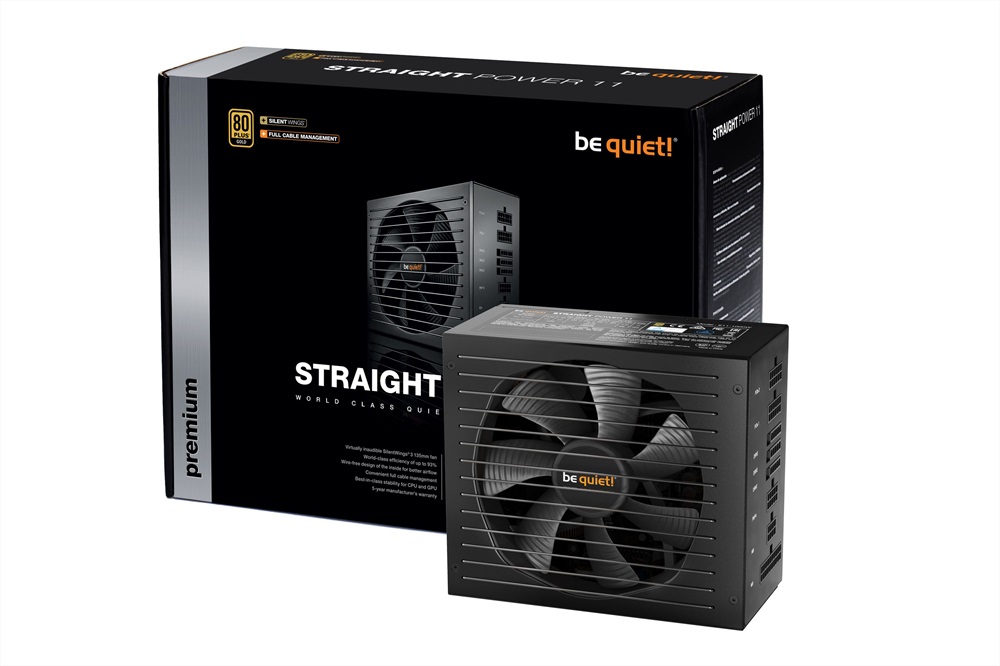 Be Quiet! STRAIGHT POWER 11 550W 80+ Gold ventillátorral dobozos tápegység