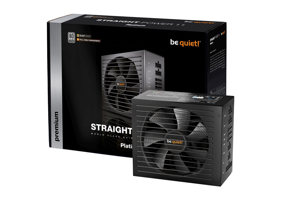 Be Quiet! STRAIGHT POWER 11 750W 80+ Platinum ventillátorral dobozos tápegység