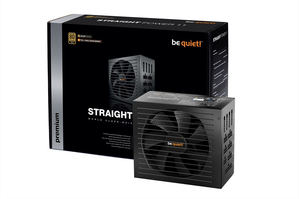 Be Quiet! STRAIGHT POWER 11 850W 80+ Gold ventillátorral dobozos tápegység