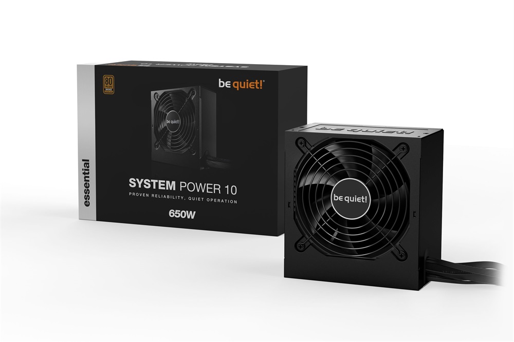 Be Quiet! SYSTEM POWER 10 650W 80+ Bronze ventillátorral dobozos tápegység