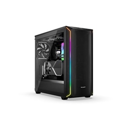 Be Quiet! Shadow Base 800 DX Black (ATX, edzett üveg oldallap) fekete számítógépház