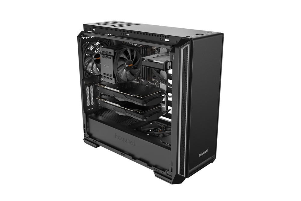 Be Quiet! Silent Base 601 fekete/ezüst (táp nélküli) ATX ház