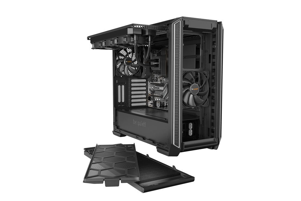 Be Quiet! Silent Base 601 fekete/ezüst (táp nélküli) ablakos ATX ház