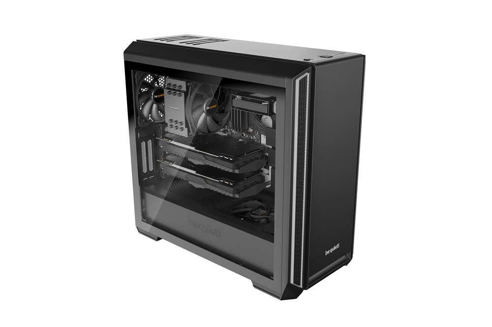 Be Quiet! Silent Base 601 fekete/ezüst (táp nélküli) ablakos ATX ház