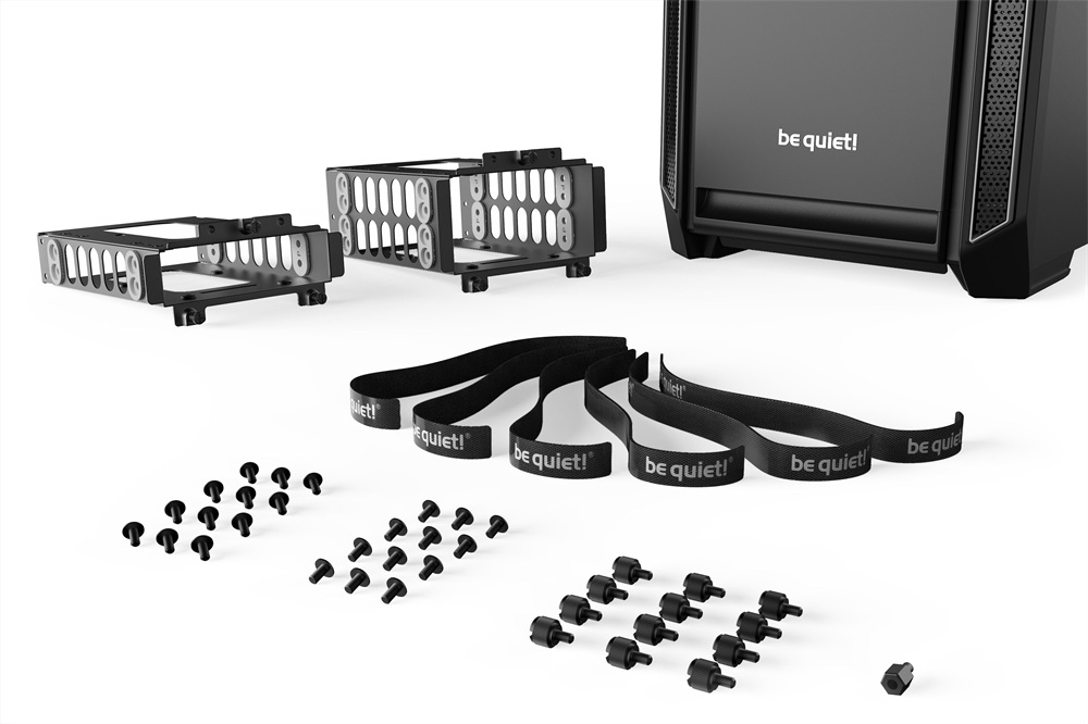 Be Quiet! Silent Base 601 fekete/ezüst (táp nélküli) ablakos ATX ház