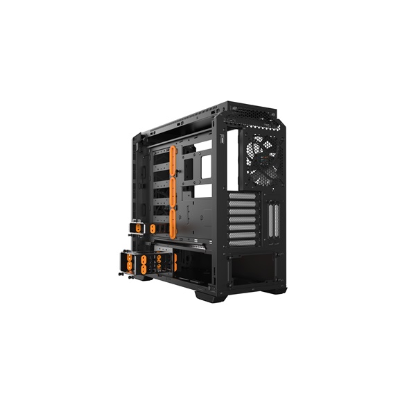 Be Quiet! Silent Base 601 fekete/narancssárga (táp nélküli) ATX ház