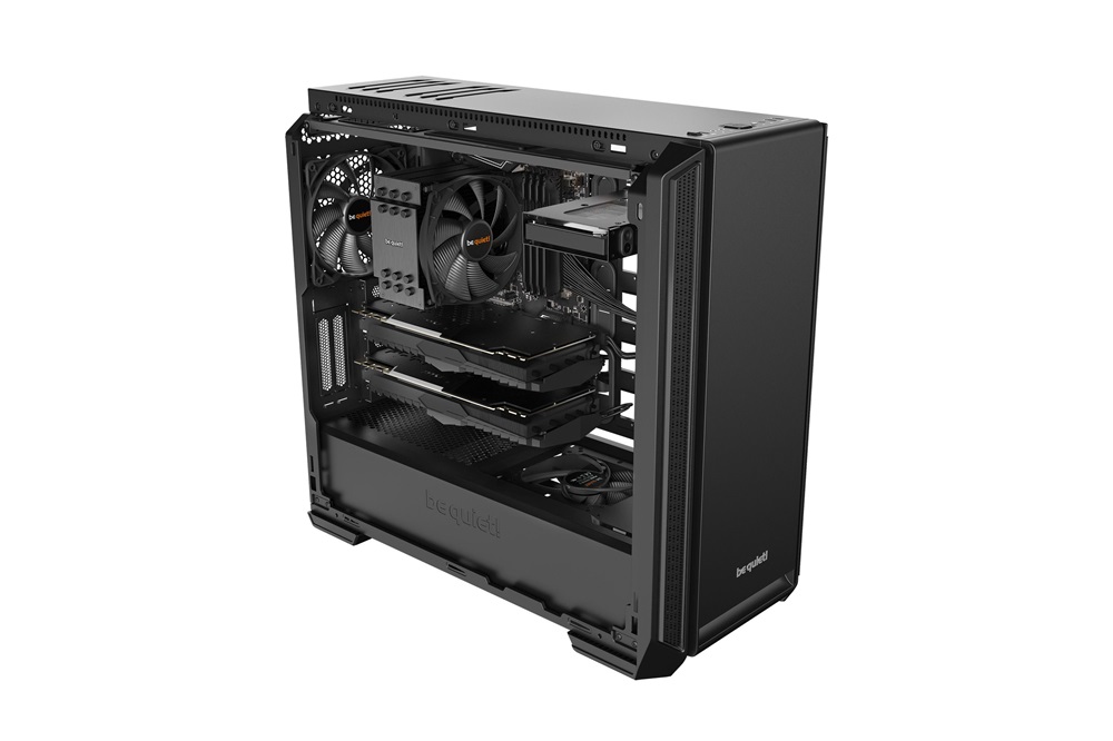 Be Quiet! Silent Base 601 fekete (táp nélküli) ATX ház