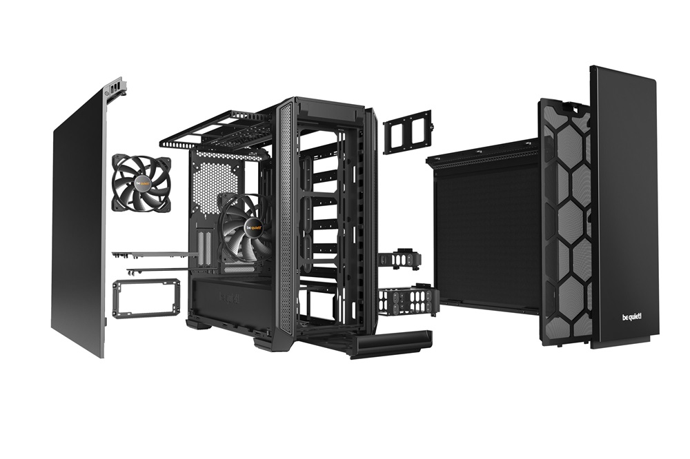 Be Quiet! Silent Base 601 fekete (táp nélküli) ATX ház