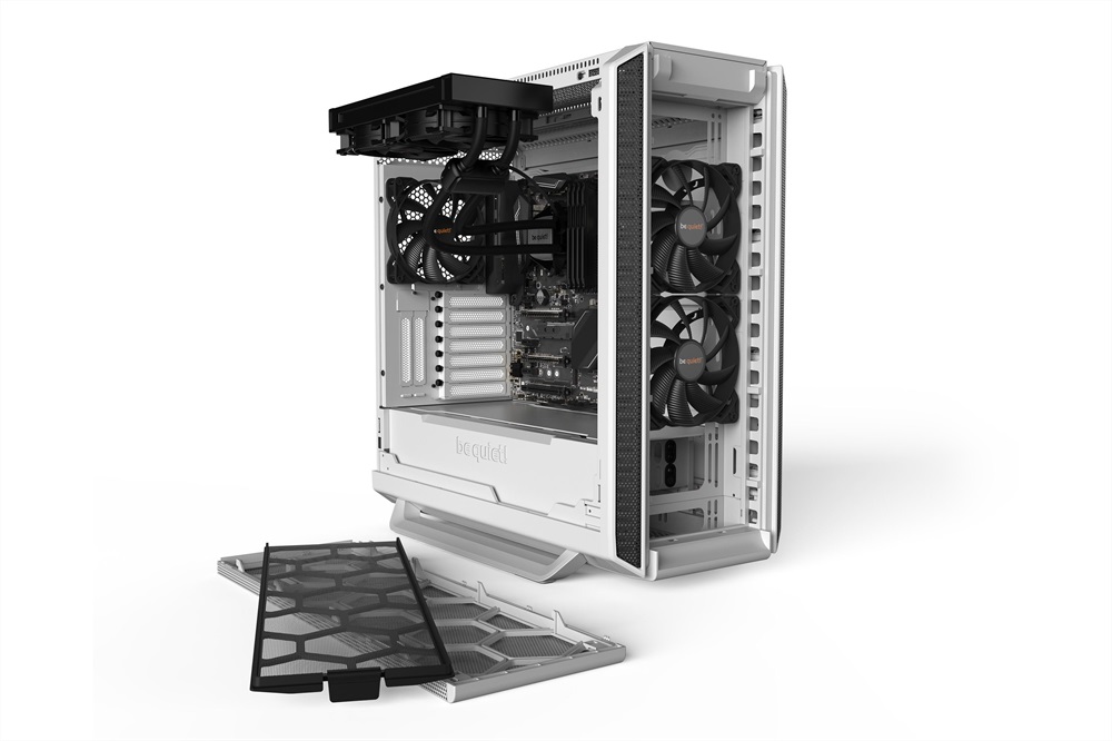 Be Quiet! Silent Base 802 fehér (táp nélküli) ATX ház