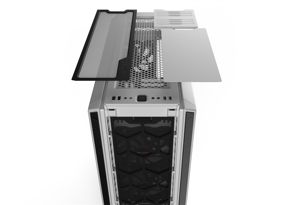 Be Quiet! Silent Base 802 fehér (táp nélküli) ablakos ATX ház