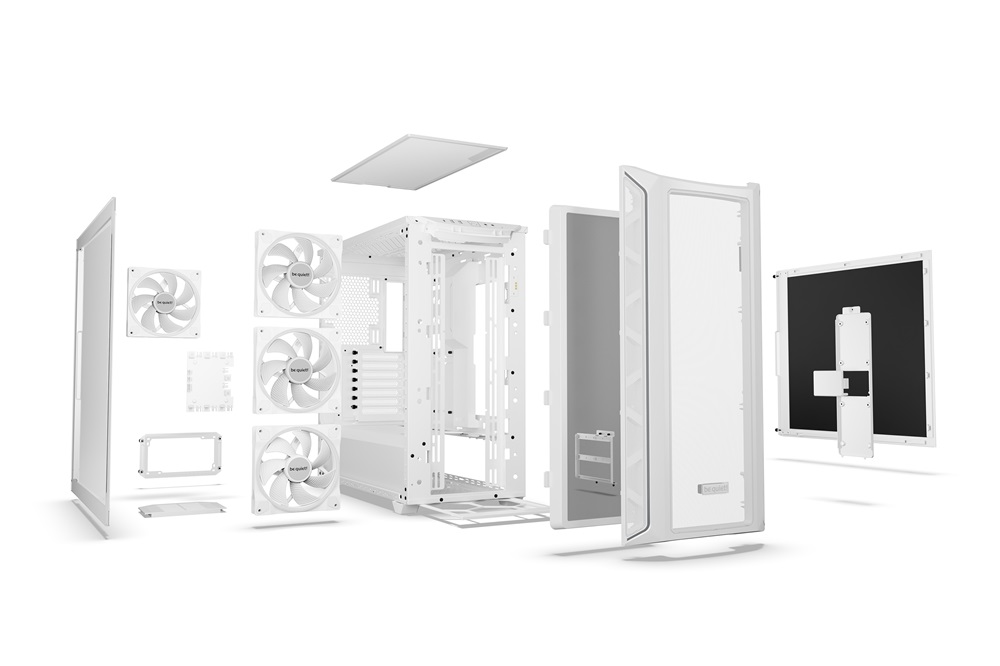 Be Quiet! Számítógépház - Shadow Base 800 FX White (ATX, edzett üveg oldallap, fehér)